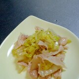 白菜と豚バラのしょうゆ炒め